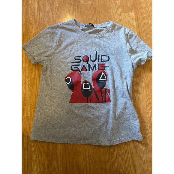 Squid Games Gray T shirt Womens Size Large - Picture 7 of 9